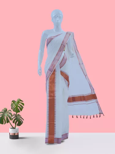 Shop Online for Couple Matching Dhoti Set with Saree Combos | Ramraj Cotton