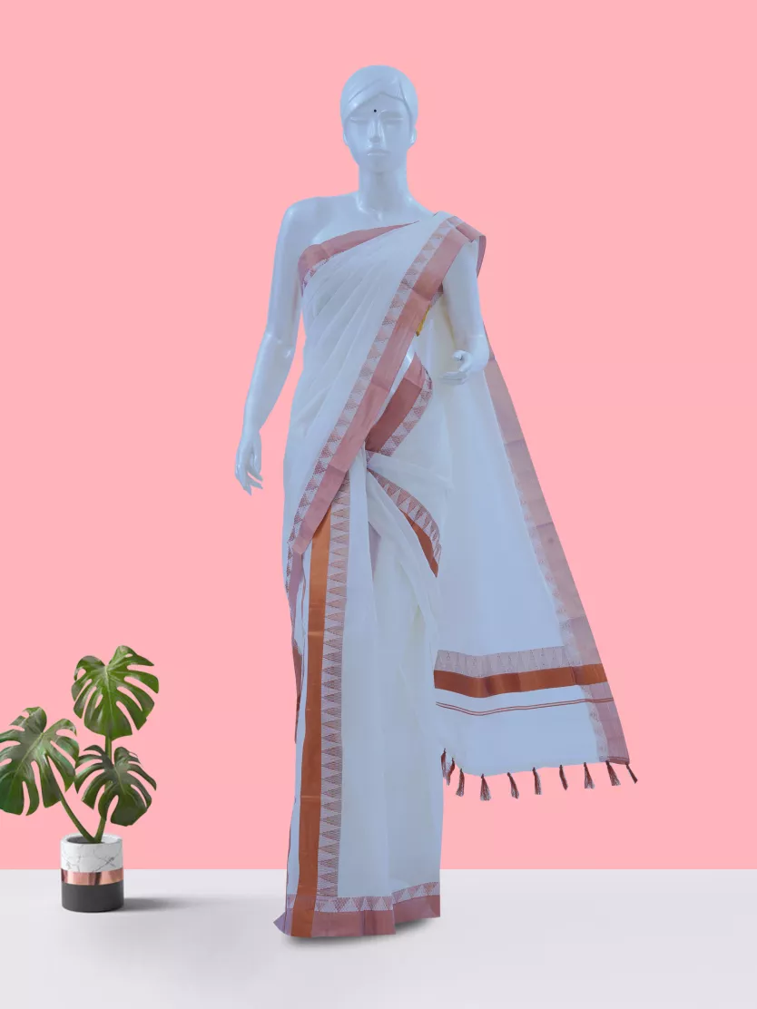 Set Mundu| Kuthampully Handloom Sarees