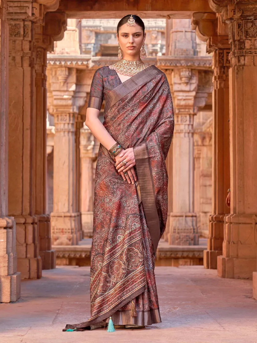 Buy Wedding Wear Dark Green Weaving Work Silk Saree Online From Surat  Wholesale Shop.