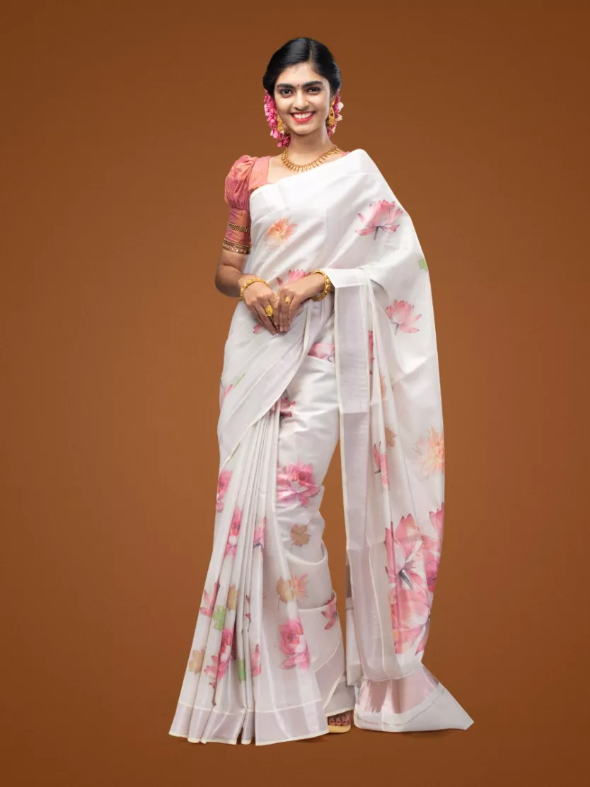 Kerala Special Onam Saree Online in 2023 | Designer sarees online, Sarees  online, Onam saree