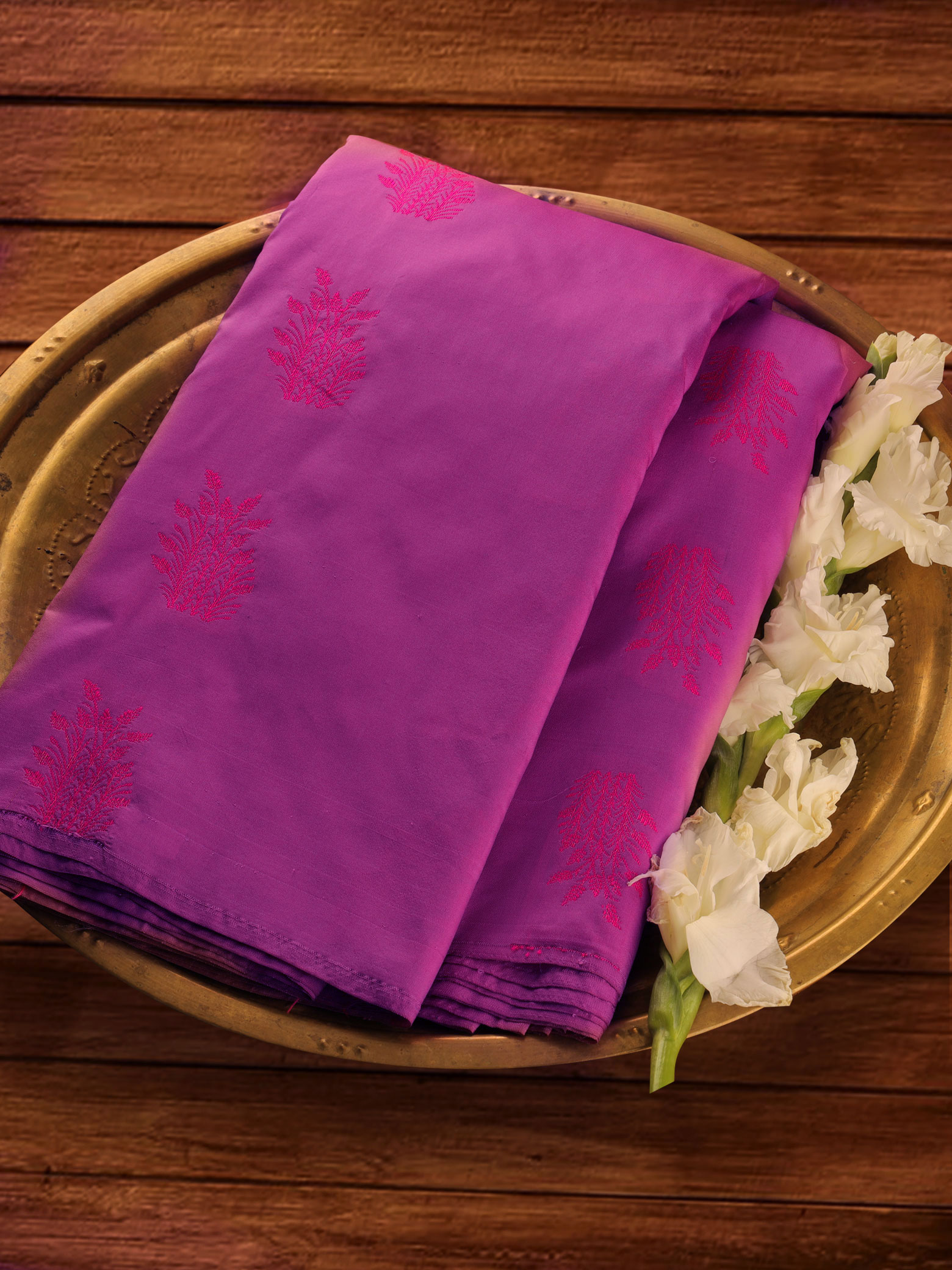 Border Less Soft Silk – Jothi Krishna Tex